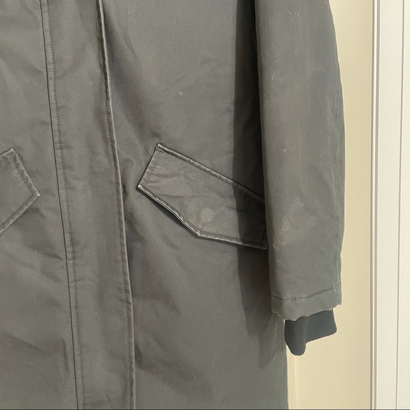 XXS Simons Winter Coat / Jacket in Dark Grey with pockets - Picture 3 of 5